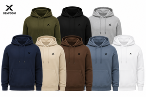 Sudaderas con Capucha para Hombre X Sports City, de Algodón y Poliéster, Forro Cálido y Suave, Interior de Felpa, Costuras Precisas, Puños y Dobladillos Acanalados - Product Image 1