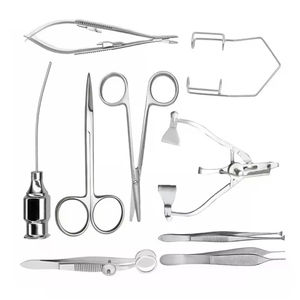 Kit chirurgical complet manuel en acier pour trachéotomie, instrument chirurgical pour procédures de trachéotomie, par Grip Surgical - Product Image 1