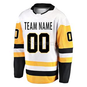 Maillot de hockey sur glace imprimé par sublimation léger et de qualité supérieure uniforme de hockey spécifique à l'équipe durable personnalisé - Product Image 4