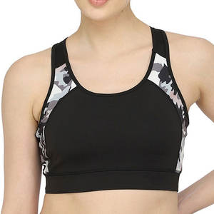 Sujetador deportivo acolchado ligero de alto impacto para mujer con tirantes delanteros ajustables, sin costuras, transpirable, ideal para yoga, running, gimnasio y fitness. - Product Image 1