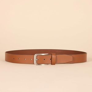 Cinturones de Cuero Genuino para Hombre, Diseño Moderno y Reversible, con Hebilla Giratoria Innovadora, Cinturón de Moda 2026 - Product Image 2