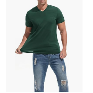 Custom Solid Heavyweight Regular Fit Drop Shoulder Thick 100% Cotton Breathable Quick Dry <b>T</b>-<b>Shirt</b> for Men - Product Image 1
