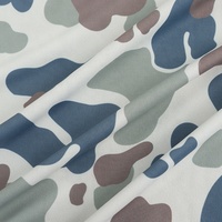 Chemises de chasse camouflage respirantes 100 % polyester à imprimé numérique grande taille pour homme, col rond, vêtements de pêche pour la randonnée et le camping