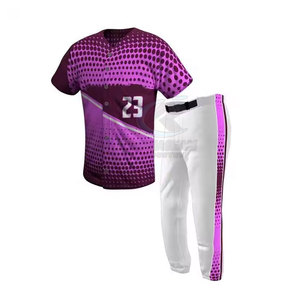 Uniforme de baseball pour adultes à prix de gros, respirant, en polyester, tissu personnalisé, vêtements de sport de haute qualité à vendre - Product Image 6