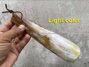 Corne de chaussure en corne de buffle de petite taille pour chaussures à enfiler et à lacets un accessoire indispensable Agate par Tayyab Handicraft - Product Image 3