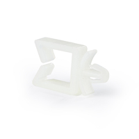 Organiseur de câbles en nylon Essentra, clips de fixation non verrouillables en nylon 6/6 naturel WS-A, support en forme de flèche pour câbles