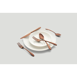 Minimalist Matte Finish Metal Flatware <b>Set</b> Fork Knife Spoon <b>Dinnerware</b> Collection At Best Price - Product Image 2