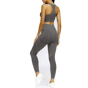 Conjuntos de Yoga para Mujer, Transpirables y Ligeros, Talla Grande XXL, Logotipo Personalizado en la Cintura, para Gimnasio, Precio al por Mayor, Más Vendidos - Product Image 2