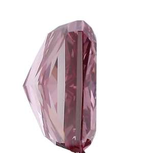 Diamante Cultivado en Laboratorio, Corte Esmeralda, Claridad VVS, Color Rosa Intenso, Certificado IGI, para Joyería, Anillo de Compromiso - Product Image 3