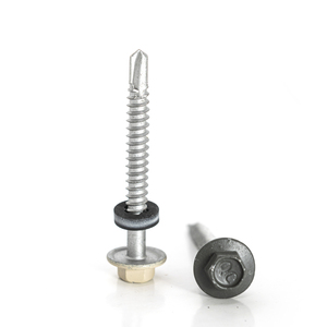 Hex Head Self Drilling <b>Screw</b> Carbon Steel Coarse Thread <b>Galvanized</b> Zinc Plated Class 4.8/6.8 Corrosion Resistant Inch - Product Image 2