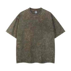 <b>Men's</b> Regular Fit <b>Tie</b>-Dye <b>Blue</b> Short Sleeve O-Neck Cotton T-Shirt Casual Quick Dry Anti-UV Breathable - Product Image 3