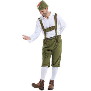 Vente en gros d'usine : Costume bavarois haut de gamme pour homme pour l'Oktoberfest avec logo brodé personnalisé – Lederhosen OEM ODM - Product Image 5