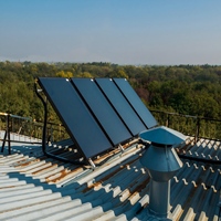 Panel Solar Térmico de Placa Plana de 2.0/2.5 m², Soldado con Láser de Titanio Azul, de Alta Eficiencia, para Calentar Piscinas