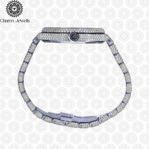 Charm Jewels Luxury Stainless Steel <b>Watch</b> 38mm Round Dial Sapphire Crystal Quartz Movement Women Fashion Design - Product Image 3