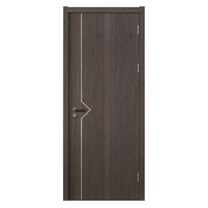 Puerta de Madera Compuesta para Baño, Personalizada para Habitaciones de Hotel, Impermeable, Antirrotura, Moderna, con Núcleo de Madera Maciza y Acabado Interior en WPC - Product Image 1