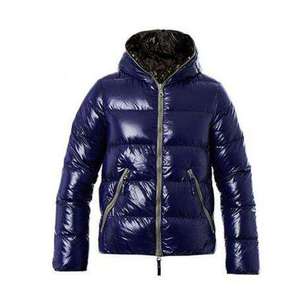 Plus Size <b>Jackets</b> <b>Long</b> Sleeve Short Design Shiny Padding Effect Winter Coat Puffer <b>Jacket</b> for <b>Men</b> - Product Image 1