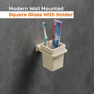 Modern Square Melamine Hotel Outdoor Bathroom Organizer <b>Wall</b> Mounted Waterproof Storage Holder Antibacterial <b>Floating</b> <b>Shelves</b> - Product Image 3