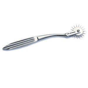 Mango de acero inoxidable con espolón giratorio mecanizado de precisión diseñado para probar reacciones nerviosas Pruebas neurológicas - Product Image 6