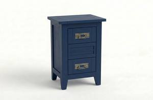 Table basse moderne PKP avec 2 tiroirs, bois de caoutchouc blanc, MDF, design durable, garantie 1 an - Meubles de salon - Product Image 6