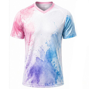 เสื้อฟุตบอลแบบปรับแต่งได้ปี 2026 พร้อมโลโก้ แขนสั้น พิมพ์ชื่อและหมายเลข คุณภาพสูง ระบายอากาศได้ดี - Product Image 1