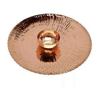 Cuenco de cobre para servir comida, para la cena navideña, mesa de comedor, cocina, hogar, accesorios decorativos para servir comida - Product Image 6