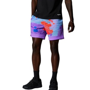 Short de sport d'entraînement OEM pour hommes 100% polyester léger respirant maille remaniée solide pour basket-ball sports course à pied - Product Image 3