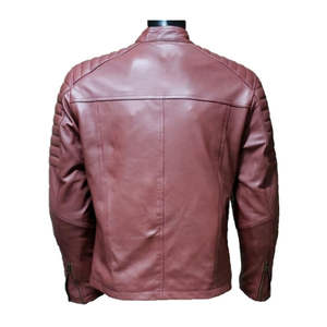 Veste en cuir pour homme durable et tendance avec logo frontal, imperméable et écologique pour une utilisation à long terme et un look avant-gardiste - Product Image 3