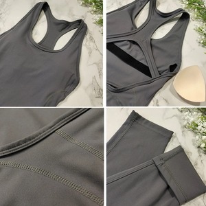 Monos deportivos sexys sin espalda para mujer, overoles de fitness, trajes de yoga, ropa de gimnasio de una pieza, body. - Product Image 6
