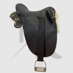Silla de Montar Australiana Profesional de Alta Calidad para Equitación, Silla de Montar de Cuero Genuino, Equipo Duradero para Montar a Caballo - Product Image 4