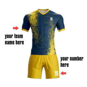 Maillots de football en grande quantité, de bonne qualité, confortables et à séchage rapide, uniformes de football pour jeunes et adultes - Product Image 5