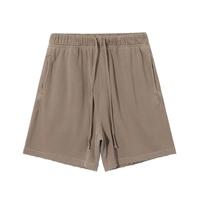 Shorts décontractés pour hommes, très demandés, 100% coton, couleur unie, séchage rapide, respirants, longueur genou, qualité supérieure, style urbain
