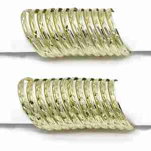 Juego de Brazaletes de Latón Chapado en Oro de 14K, 18K y 24K, Diseño Mixto al por Mayor, Brazaletes Tradicionales de Oro, Joyería de Moda Chapada en Oro, Oro Joyería - Product Image 5