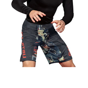 Shorts MMA unisexes imprimés, taille élastique, entraînement en salle de sport, kickboxing, légers, séchage rapide, colorés, arts martiaux - Product Image 4