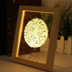 Artisan craft photo <b>frame</b> handcrafted solid wooden decorative <b>wall</b> hanging wood photo <b>frame</b> - Product Image 1