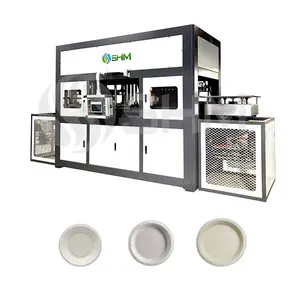 Disposable pulp paper product cup cover plate box making machine paper cup cover pulp molding equipment