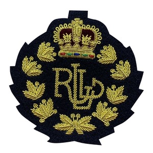 Broderie artisanale au fil de bouillon, badges et écussons brodés sur mesure OEM, fournisseur de haute qualité, taille personnalisée, blazer en cuivre - Product Image 6