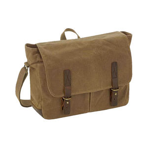 Vintage style <b>Messenger</b> <b>Bag</b> - Original Heavyweight Cotton canvas Shoulder crossbody <b>messenger</b> <b>Bag</b> With Upgraded Features - Product Image 1