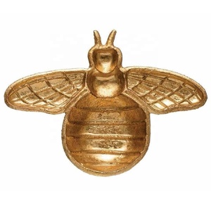 Nouvel Arrivage : Porte-Bague Abeille en Métal, Plateau Décoratif pour Bijoux, Organisateur de Rangement Élégant pour Coiffeuse, Cadeau de Mariage et de Fiançailles - Product Image 3
