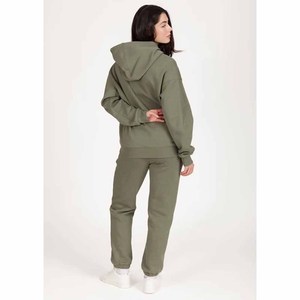Hot Sale <b>Womens</b> Tracksuit 2 Piece Casual Hoodie and Jogger Outfit OEM ODM Bulk Wholesale Private Label Running and Fitness Wear - Product Image 4