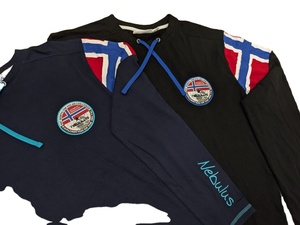 เสื้อพูลโอเวอร์คอวีทรงปกติสำหรับผู้ชาย มีกระเป๋าเสื้อ สไตล์สตรีทแวร์ ผ้าฝ้ายพิมพ์ลาย ย้อมสีเรียบ เป็นมิตรกับสิ่งแวดล้อม ระบายอากาศได้ดี - Product Image 3
