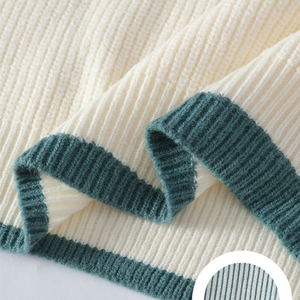Tendencia de Invierno: Suéter Holgado para Hombre con Contraste de Color y Opción de Logotipo Personalizado - Product Image 5