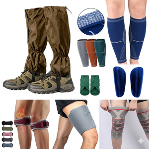 Polainas Impermeables Ajustables de PVC para Senderismo, Caminatas, Caza, Montañismo, Raquetas de Nieve y Uso Casual - Product Image 1