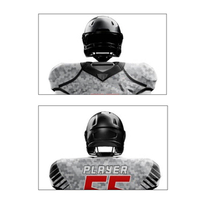 Uniforme de football américain à la mode, nouveau style unique, 100% polyester, prix de gros, dernier design, uniforme de football américain - Product Image 4
