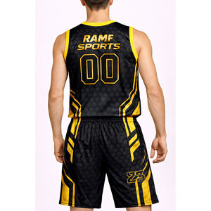 Maillot de basket-ball blanc personnalisable pour jeunes et hommes, nouvelle combinaison de couleurs sublimées, taille plus, logo personnalisé - Product Image 4