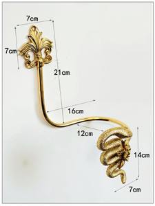 Attache de rideau décorative en forme de serpent, attrayante, pour une décoration spéciale, des réunions de famille, le style et les cadeaux - Product Image 5