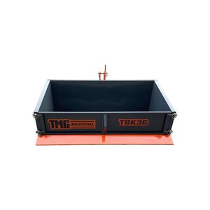TMG TBK36 Cassone di Trasporto Ribaltabile Manuale con Attacco a 3 Punti per Trattori da 25-30 CV, Rimorchi Agricoli Nuovi e Usati - Product Image 2