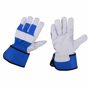 Gants de travail en cuir grainé de buffle avec logo personnalisé, robustes, pour la protection personnelle, le jardinage, la construction - Product Image 4