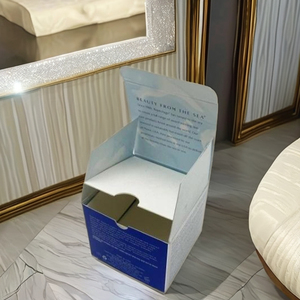Cajas de cartón reciclables biodegradables de lujo personalizadas para embalaje de maquillaje cosmético esencial Precio de India - Product Image 1