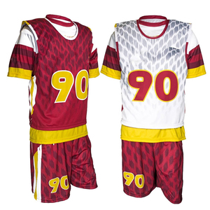 Uniforme de Lacrosse Personalizado de Alta Calidad, Antibacterial, de Secado Rápido, 100% Poliéster, Servicio OEM Completamente Personalizado, Diseño Impreso - Product Image 1