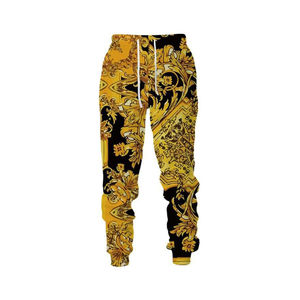 Ensemble de survêtement vintage à motif léopard pour homme AIFRAN SPORTS, grande taille, respirant, coupe-vent, polyester/coton, longueur intégrale - Product Image 2